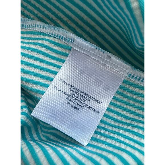 Lands' End Seersucker Crew Neck Long Sleeve Rash Guard UPF 50 Size XL X-Large - Picture 5 of 5